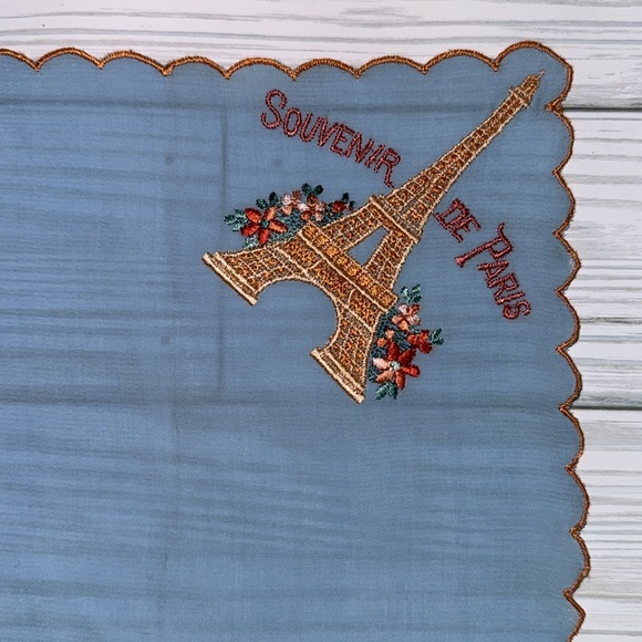 Vintage Paris souvenir hanky - Picture 3 of 6
